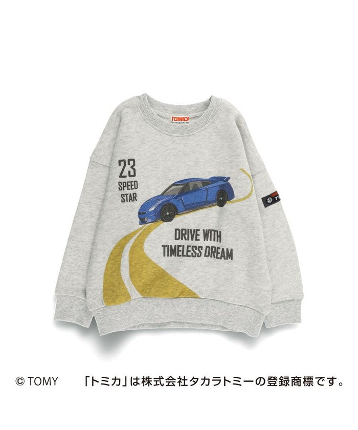 ブランシェス branshes 【コラボ】TOMICA/トミカ×branshes プリントトレーナー （アイボリー） アイボリー