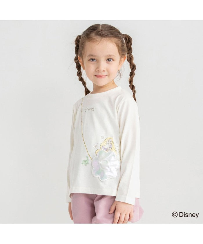 ブランシェス branshes 【DisneyCollection/ディズニーコレクション】ポシェット風長袖Tシャツ （アイボリー） アイボリー
