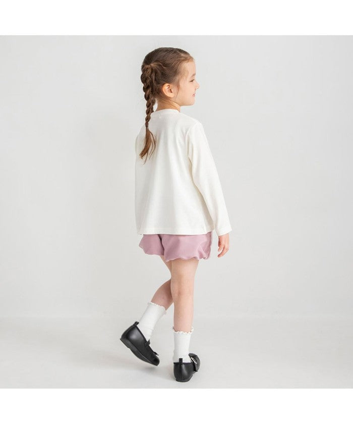 ブランシェス branshes 【DisneyCollection/ディズニーコレクション】ポシェット風長袖Tシャツ （アイボリー） アイボリー