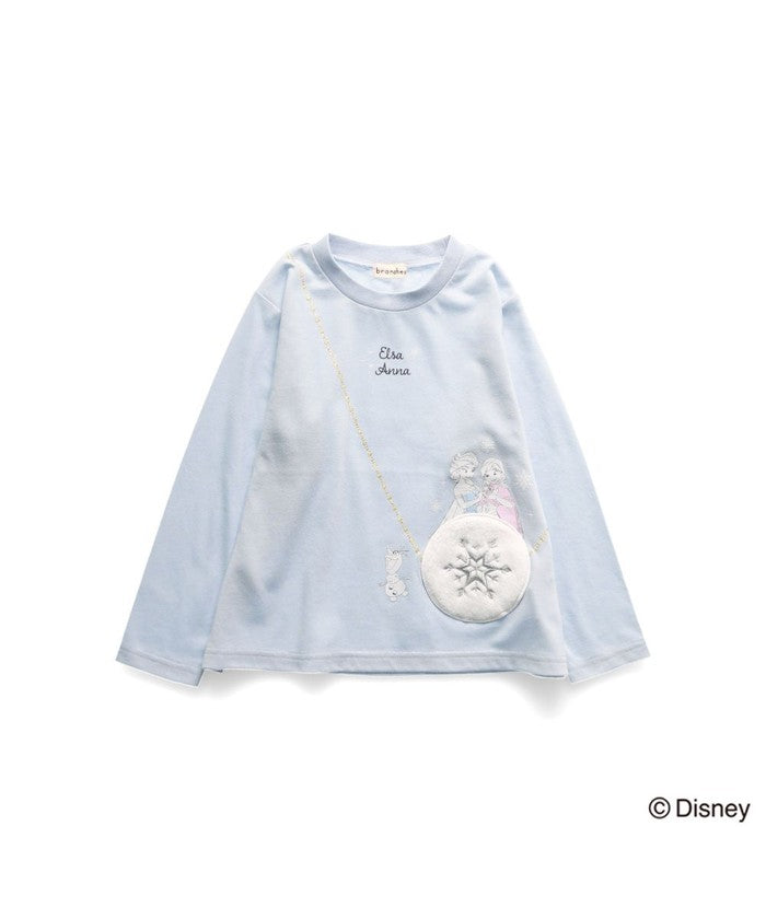 ブランシェス branshes 【DisneyCollection/ディズニーコレクション】ポシェット風長袖Tシャツ （アイボリー） アイボリー