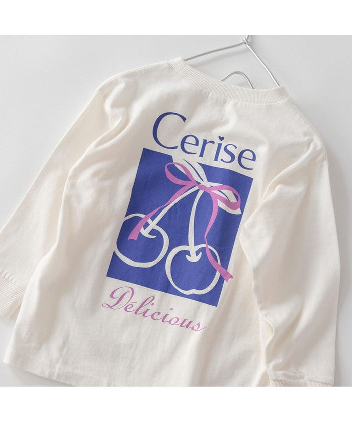 ブランシェス branshes 【DRC】アソートグラフィック長袖Tシャツ （03:オフW_チェリー） 03