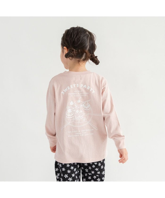 ブランシェス branshes 【DRC】アソートグラフィック長袖Tシャツ （31:ピンク_ケーキ） 31