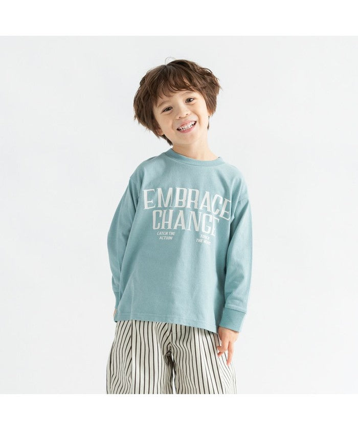 ブランシェス branshes 【DRC】アソートグラフィック長袖Tシャツ （60:オリーブ） 60