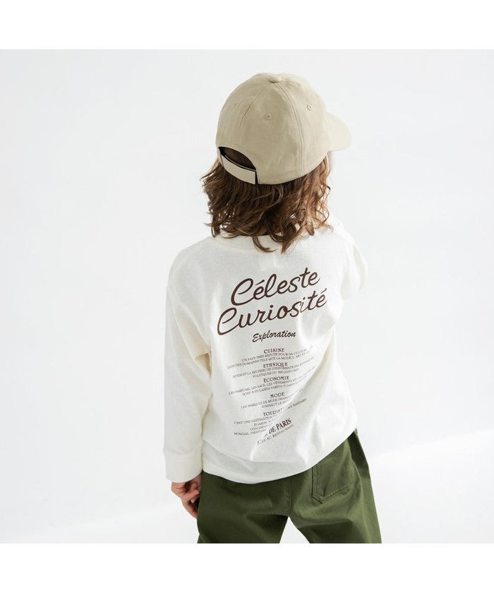 ブランシェス branshes 【DRC】アソートグラフィック長袖Tシャツ （91:アイボリー_バックPT） 91
