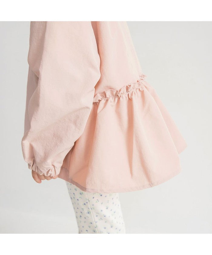 ブランシェス branshes 【WEB限定/DRC】撥水加工Aラインシルエットナイロンジャケット （アイボリー） アイボリー