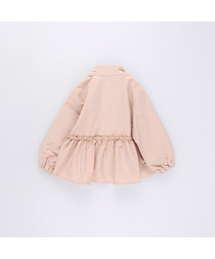 ブランシェス branshes 【WEB限定/DRC】撥水加工Aラインシルエットナイロンジャケット （アイボリー） アイボリー