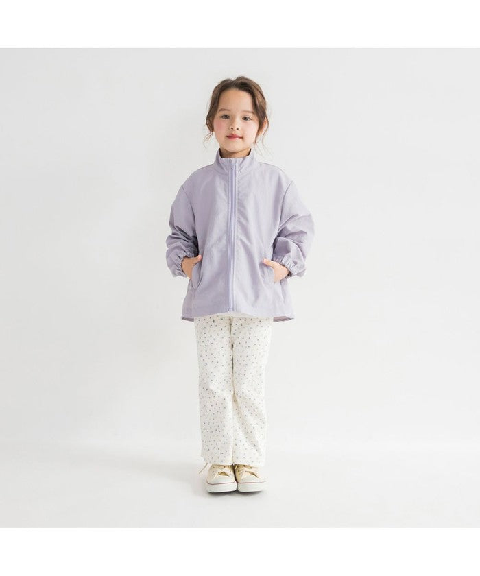 ブランシェス branshes 【WEB限定/DRC】撥水加工Aラインシルエットナイロンジャケット （アイボリー） アイボリー