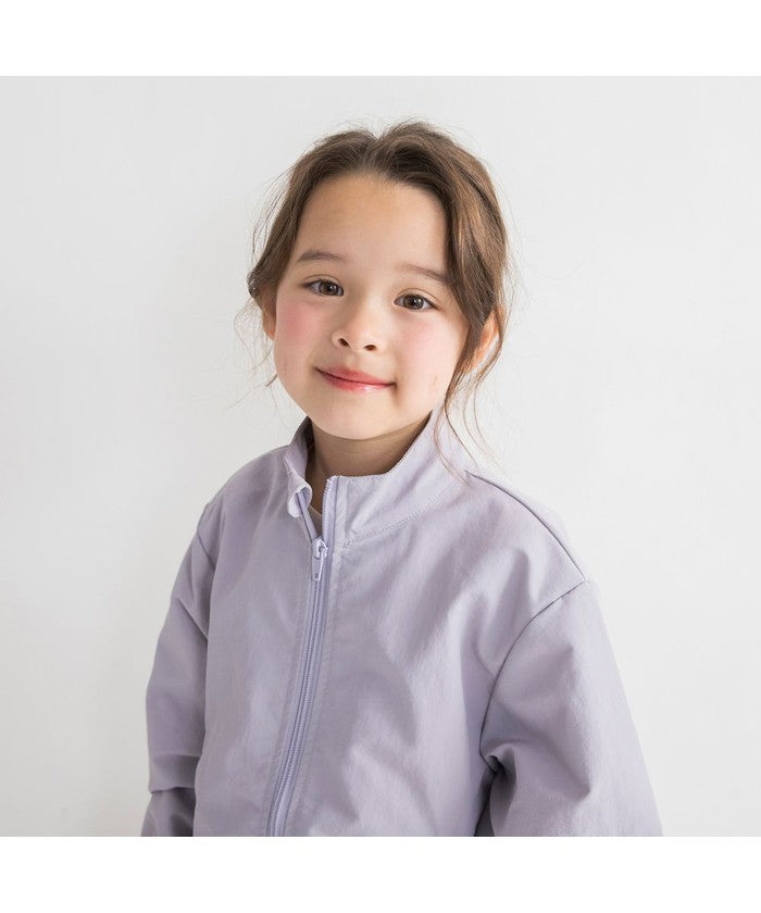 ブランシェス branshes 【WEB限定/DRC】撥水加工Aラインシルエットナイロンジャケット （アイボリー） アイボリー