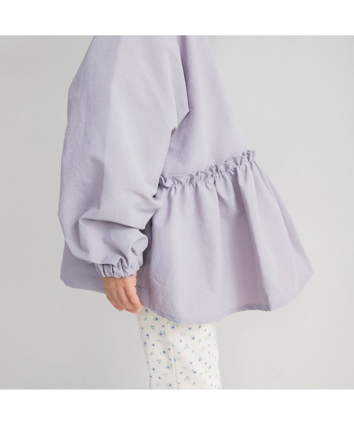 ブランシェス branshes 【WEB限定/DRC】撥水加工Aラインシルエットナイロンジャケット （アイボリー） アイボリー