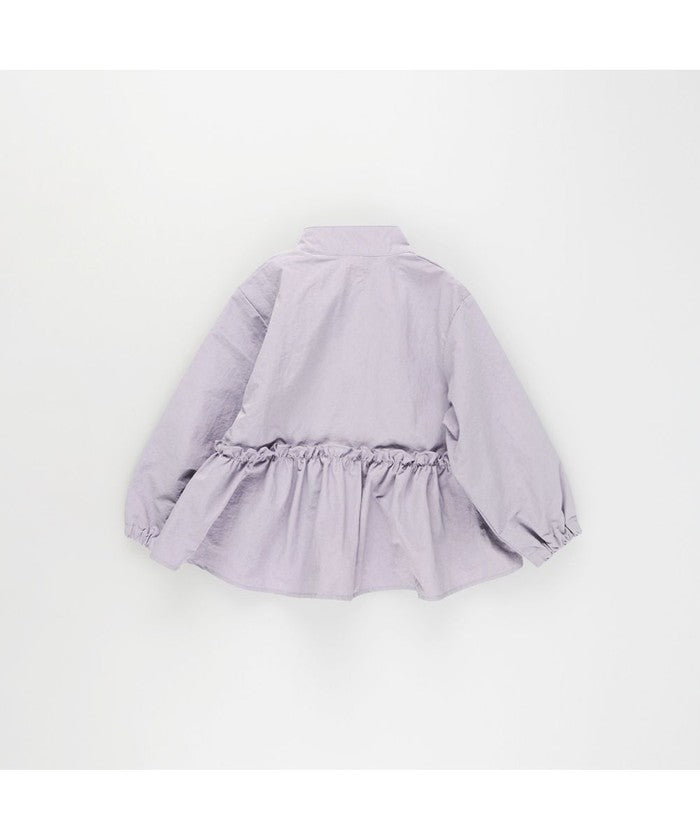 ブランシェス branshes 【WEB限定/DRC】撥水加工Aラインシルエットナイロンジャケット （アイボリー） アイボリー