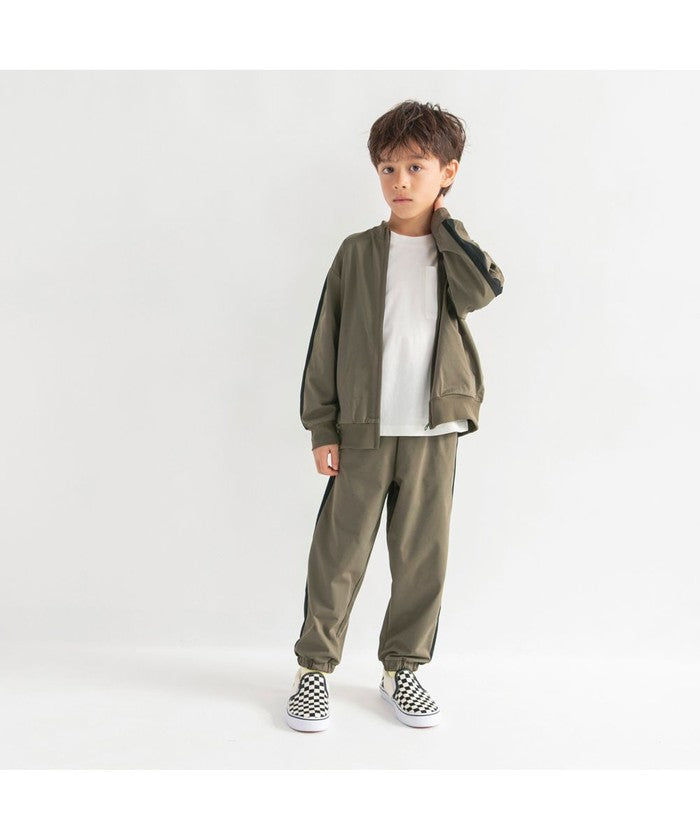 ブランシェス branshes 【WEB限定/DRC】【アクティブテックス】ストレッチジョガーパンツ （ブラック） ブラック