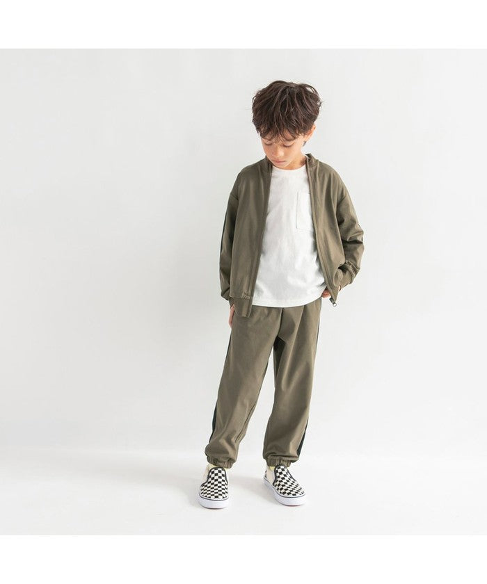 ブランシェス branshes 【WEB限定/DRC】【アクティブテックス】ストレッチジョガーパンツ （ブラック） ブラック