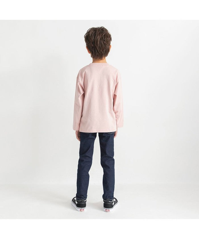 ブランシェス branshes 【デニムポケット】長袖Tシャツ （グリーン） グリーン