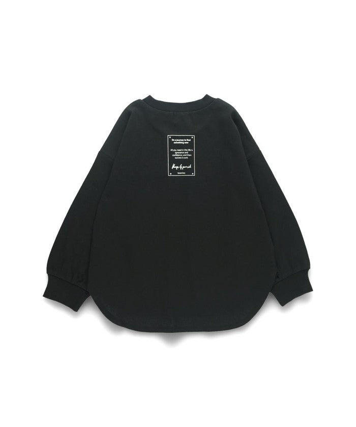 ブランシェス branshes BIGシルエット長袖Tシャツ （ブラック） ブラック