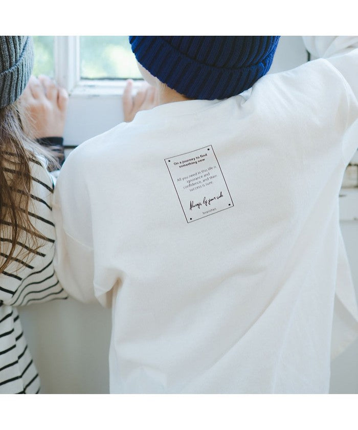 ブランシェス branshes BIGシルエット長袖Tシャツ （ブラック） ブラック