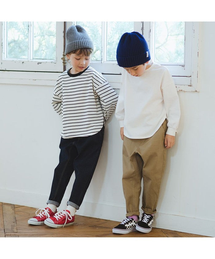 ブランシェス branshes BIGシルエット長袖Tシャツ （ブラック） ブラック
