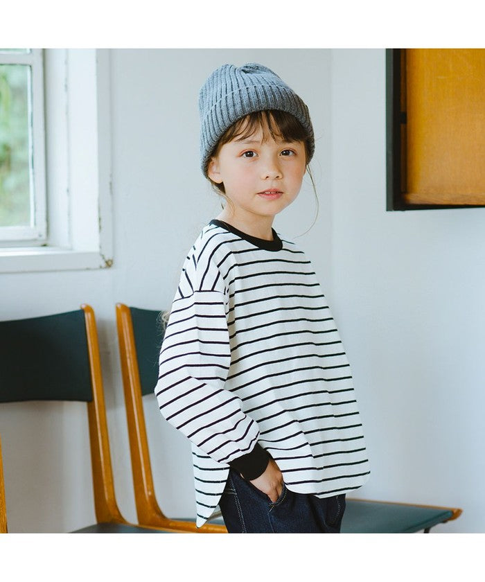 ブランシェス branshes BIGシルエット長袖Tシャツ （ブラック） ブラック