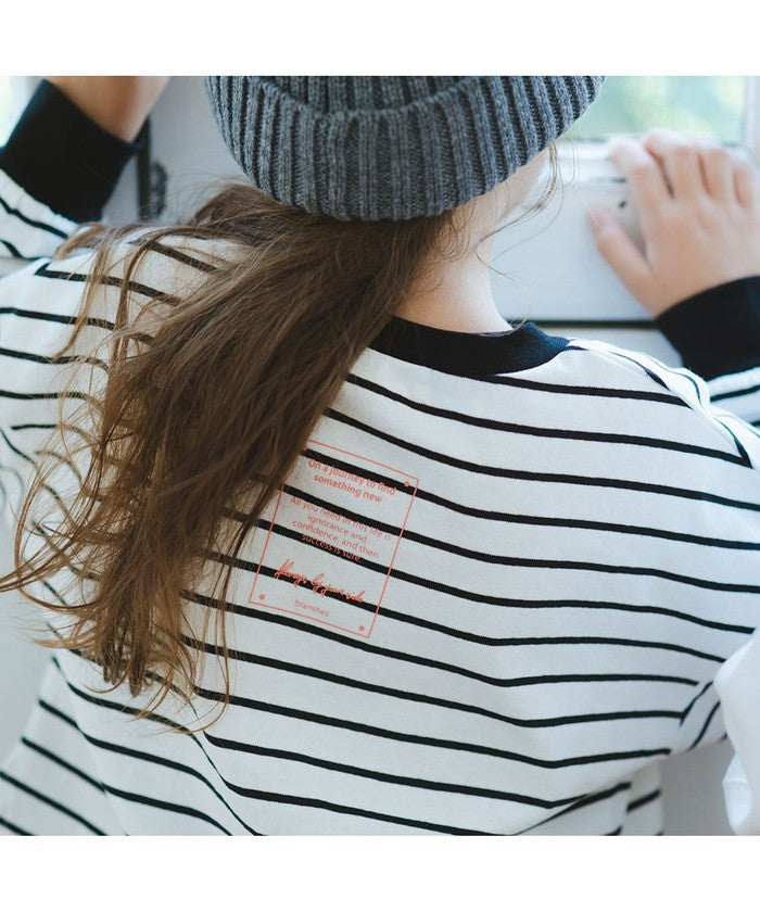 ブランシェス branshes BIGシルエット長袖Tシャツ （ブラック） ブラック