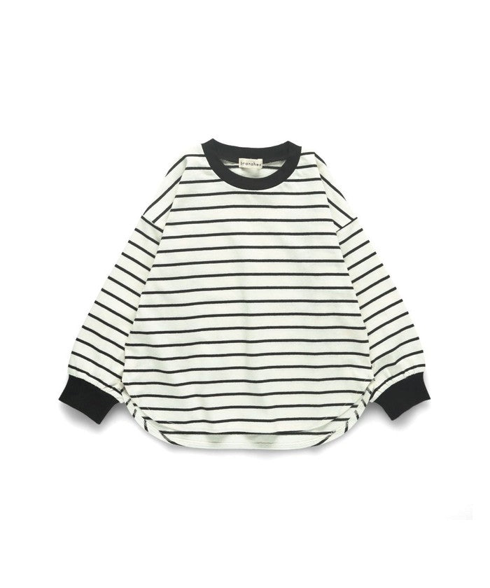 ブランシェス branshes BIGシルエット長袖Tシャツ （ブラック） ブラック