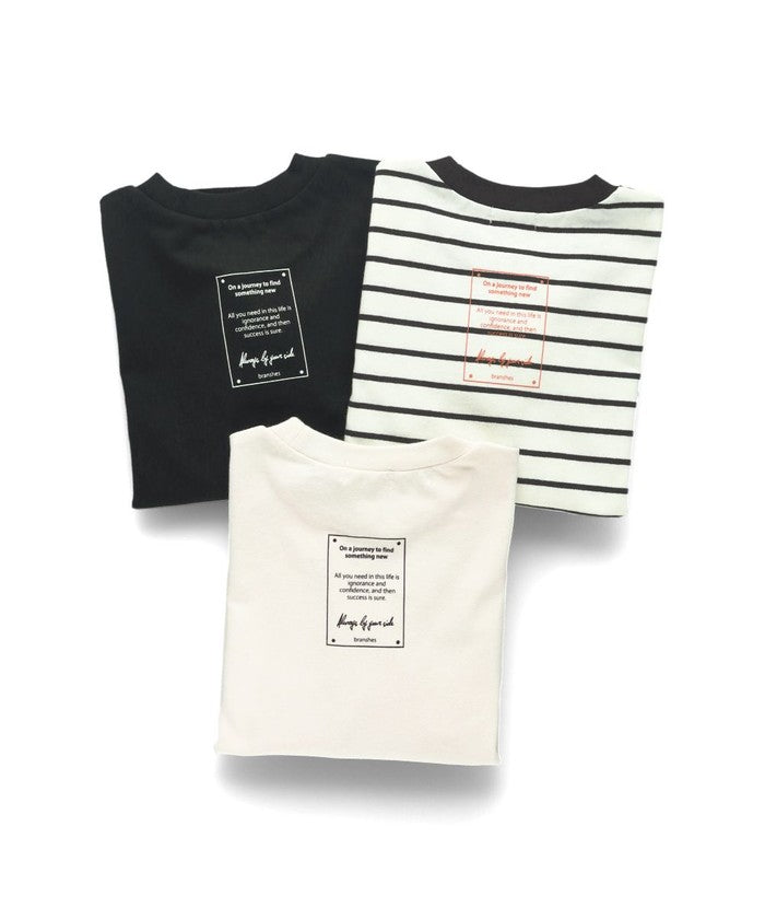 ブランシェス branshes BIGシルエット長袖Tシャツ （ブラック） ブラック