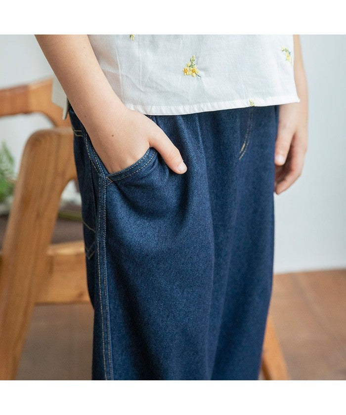 ブランシェス branshes 【ゆったり/ストレッチ】HUGOOD PANTS/ハグッドパンツ （ネイビーブルー） ネイビーブルー