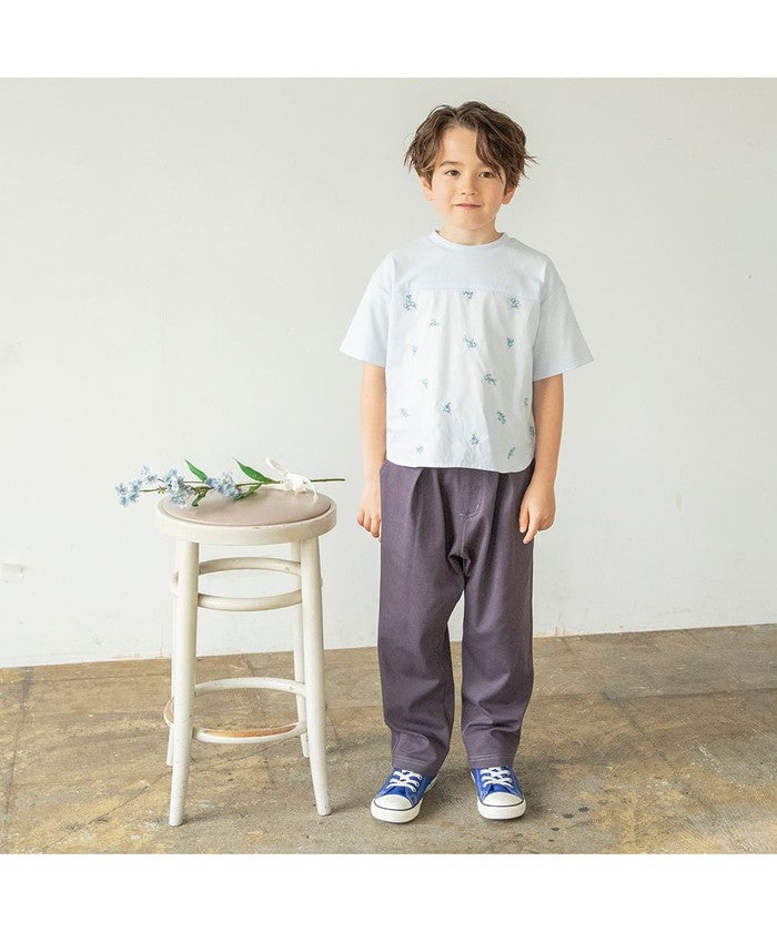 ブランシェス branshes 【ゆったり/ストレッチ】HUGOOD PANTS/ハグッドパンツ （ネイビーブルー） ネイビーブルー