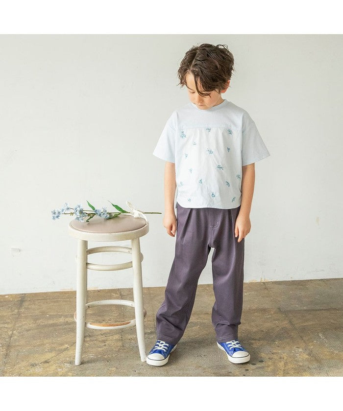 ブランシェス branshes 【ゆったり/ストレッチ】HUGOOD PANTS/ハグッドパンツ （ネイビーブルー） ネイビーブルー