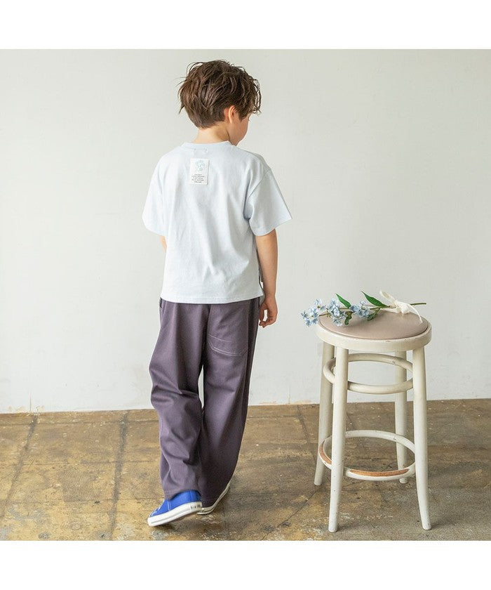 ブランシェス branshes 【ゆったり/ストレッチ】HUGOOD PANTS/ハグッドパンツ （ネイビーブルー） ネイビーブルー