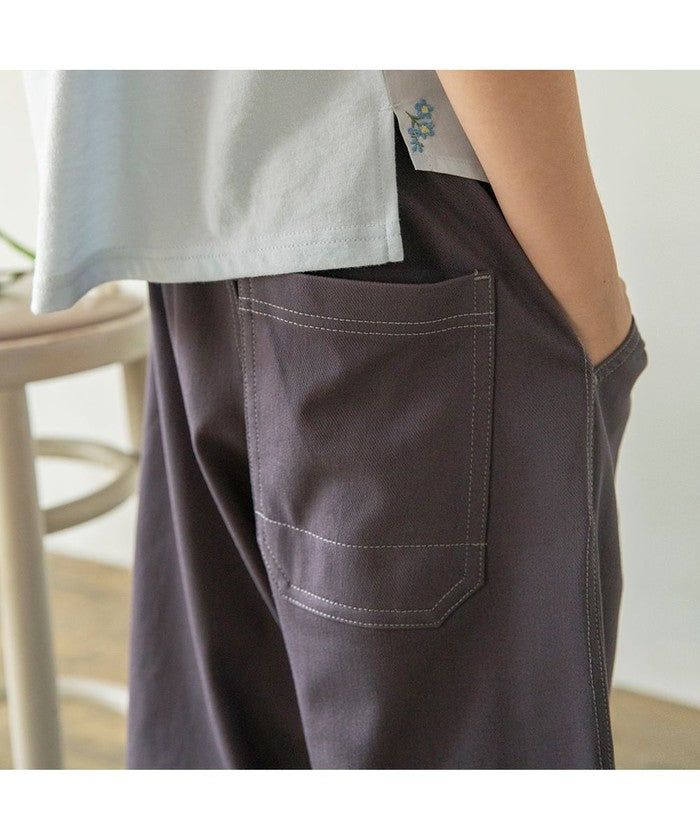 ブランシェス branshes 【ゆったり/ストレッチ】HUGOOD PANTS/ハグッドパンツ （ネイビーブルー） ネイビーブルー