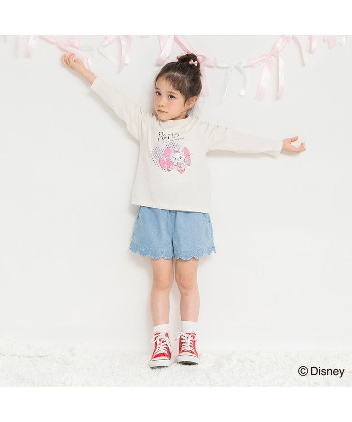 ブランシェス branshes 【Disney / ディズニー】おしゃれキャット / マリー / 長袖Tシャツ （アイボリー） アイボリー
