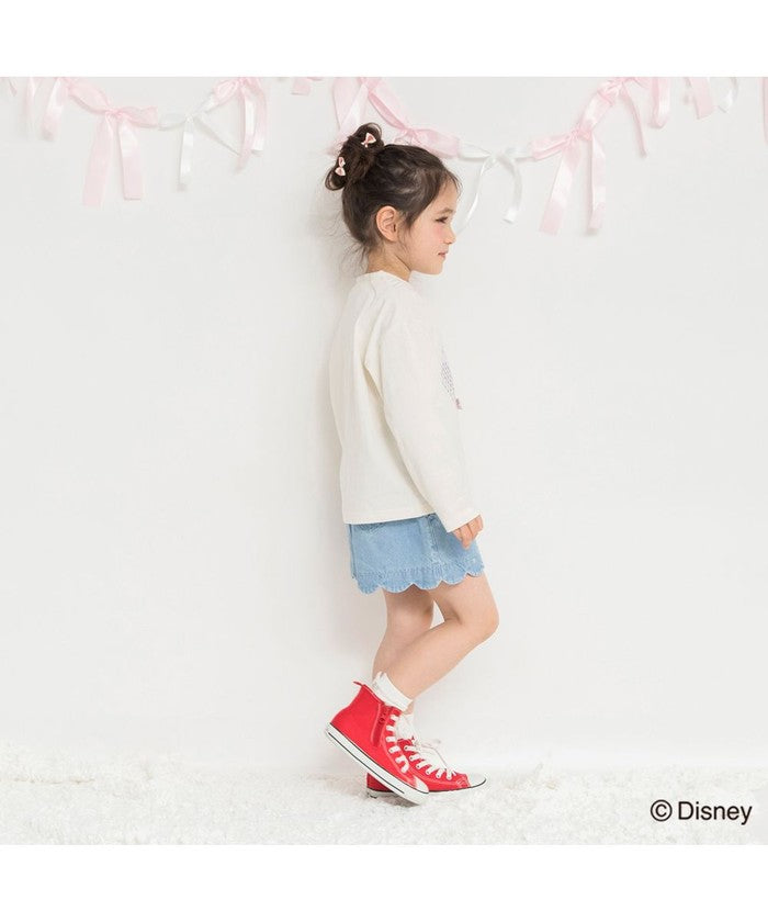 ブランシェス branshes 【Disney / ディズニー】おしゃれキャット / マリー / 長袖Tシャツ （アイボリー） アイボリー