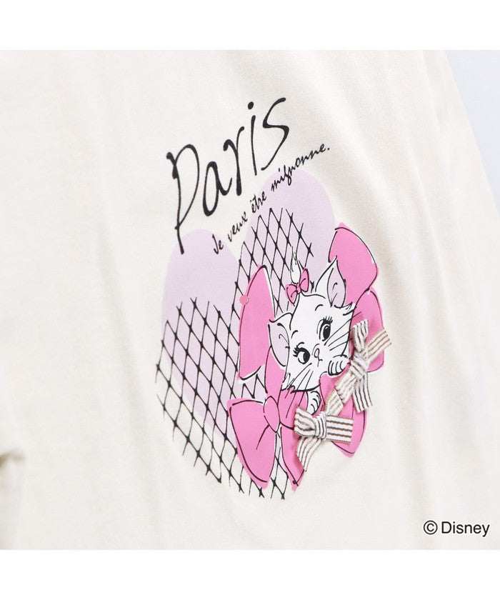 ブランシェス branshes 【Disney / ディズニー】おしゃれキャット / マリー / 長袖Tシャツ （アイボリー） アイボリー