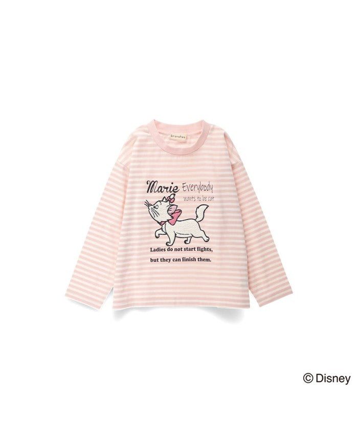 ブランシェス branshes 【Disney / ディズニー】おしゃれキャット / マリー / 長袖Tシャツ （アイボリー） アイボリー