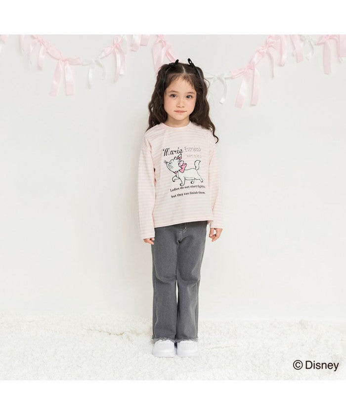ブランシェス branshes 【Disney / ディズニー】おしゃれキャット / マリー / 長袖Tシャツ （アイボリー） アイボリー