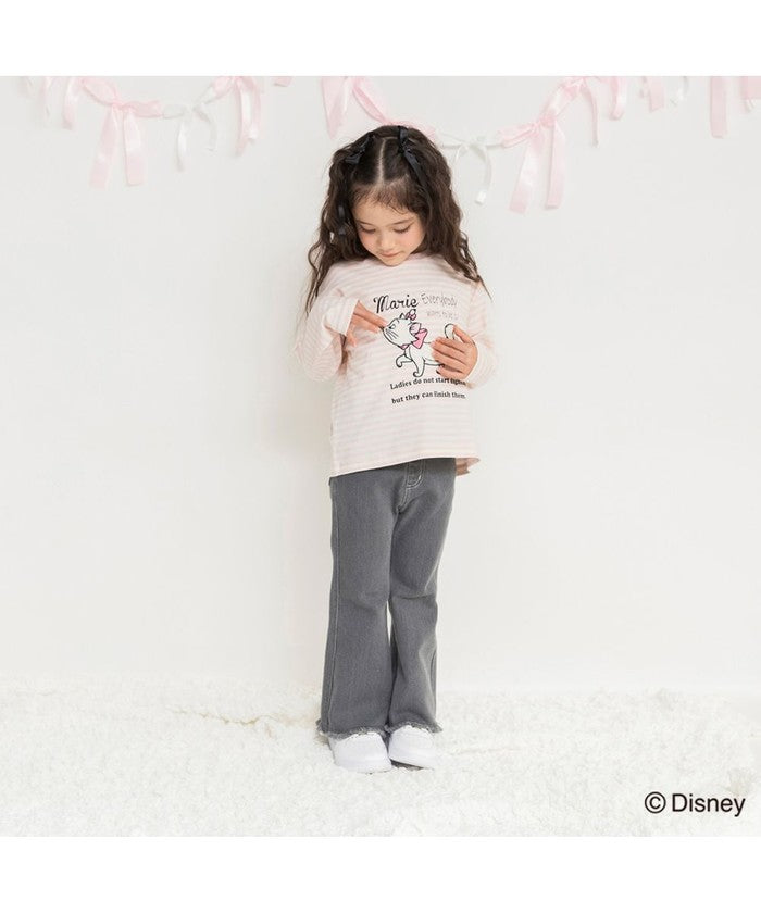 ブランシェス branshes 【Disney / ディズニー】おしゃれキャット / マリー / 長袖Tシャツ （アイボリー） アイボリー