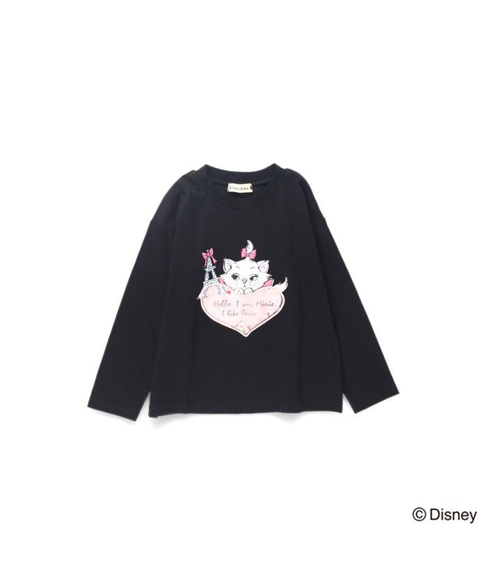 ブランシェス branshes 【Disney / ディズニー】おしゃれキャット / マリー / 長袖Tシャツ （アイボリー） アイボリー