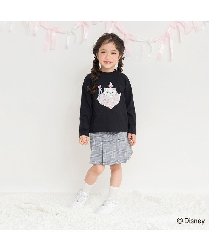 ブランシェス branshes 【Disney / ディズニー】おしゃれキャット / マリー / 長袖Tシャツ （アイボリー） アイボリー