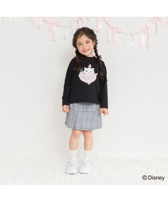 ブランシェス branshes 【Disney / ディズニー】おしゃれキャット / マリー / 長袖Tシャツ （アイボリー） アイボリー