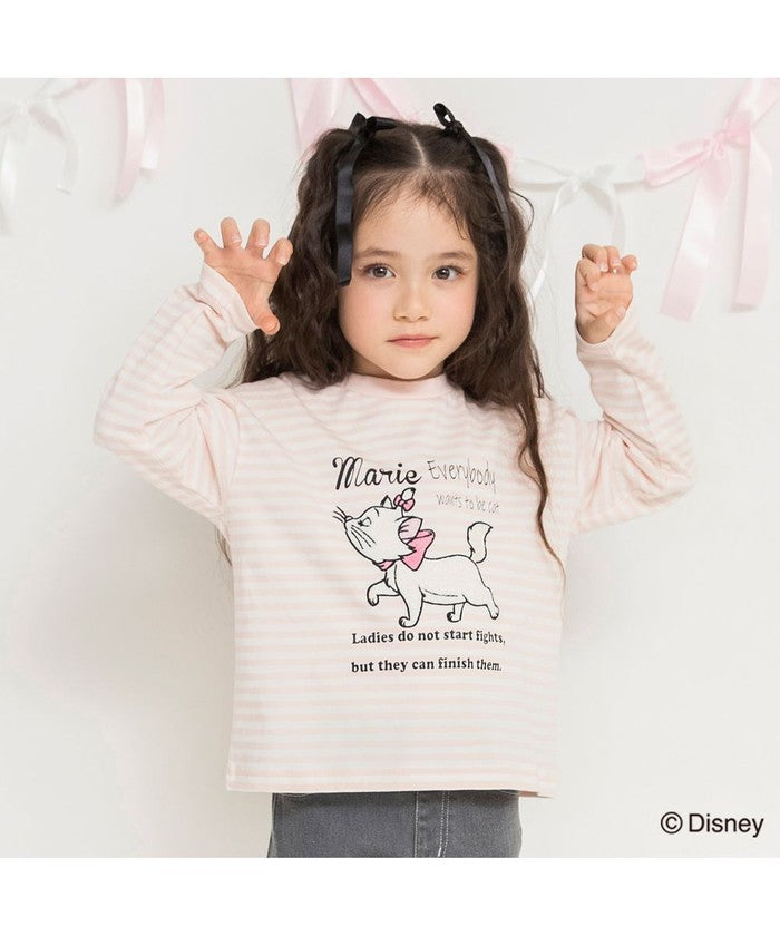 ブランシェス branshes 【Disney / ディズニー】おしゃれキャット / マリー / 長袖Tシャツ （ボーダー） ボーダー
