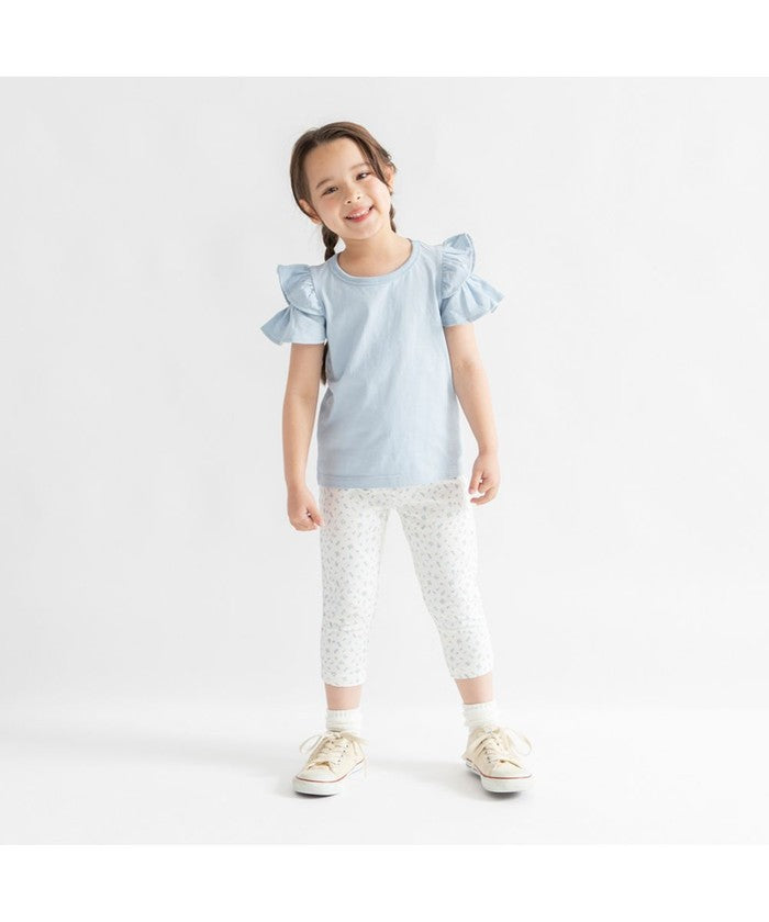 ブランシェス branshes 【DRC/WEB限定】肩あきフリル半袖Tシャツ （85:ブラック） 85