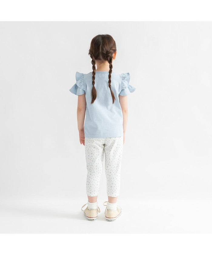 ブランシェス branshes 【DRC/WEB限定】肩あきフリル半袖Tシャツ （85:ブラック） 85