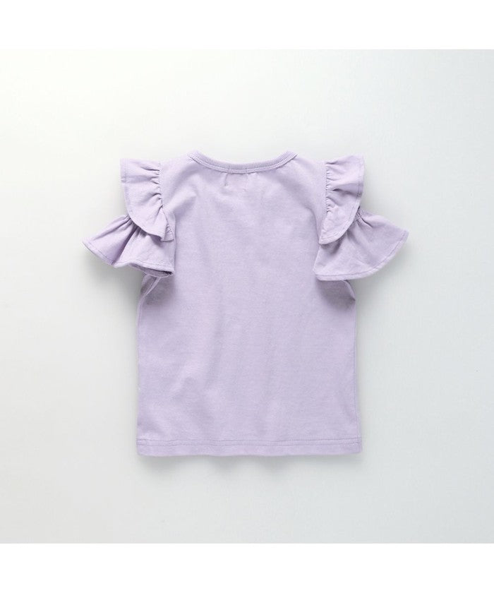 ブランシェス branshes 【DRC/WEB限定】肩あきフリル半袖Tシャツ （85:ブラック） 85