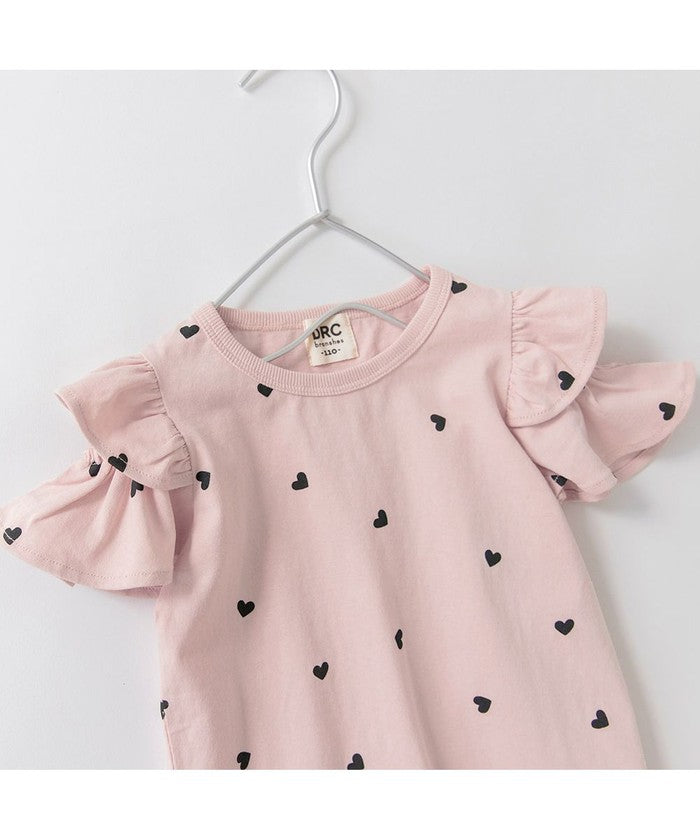 ブランシェス branshes 【DRC/WEB限定】肩あきフリル半袖Tシャツ （85:ブラック） 85