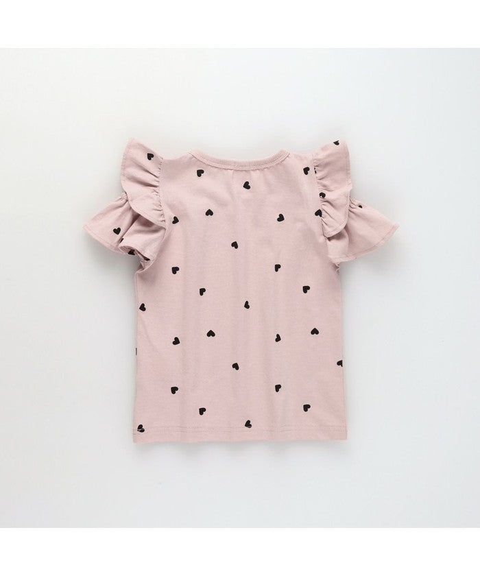 ブランシェス branshes 【DRC/WEB限定】肩あきフリル半袖Tシャツ （85:ブラック） 85