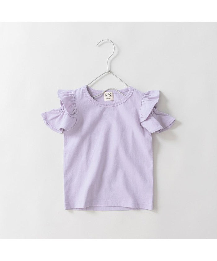 ブランシェス branshes 【DRC/WEB限定】肩あきフリル半袖Tシャツ （46:ラベンダー） 46
