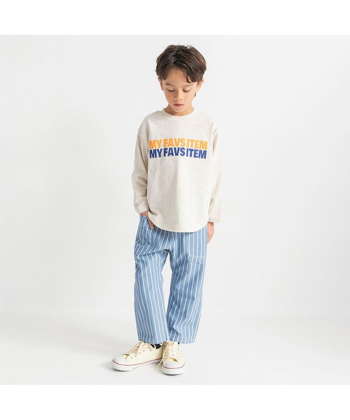 ブランシェス branshes 【つぶつぶとあらびき】ロゴ長袖Tシャツ （チャコールグレー） チャコールグレー