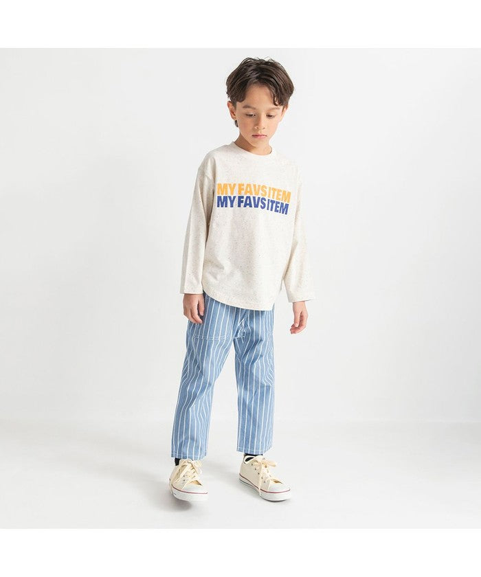 ブランシェス branshes 【つぶつぶとあらびき】ロゴ長袖Tシャツ （チャコールグレー） チャコールグレー