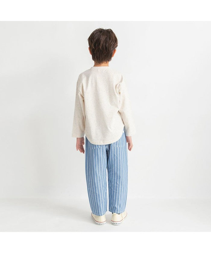 ブランシェス branshes 【つぶつぶとあらびき】ロゴ長袖Tシャツ （チャコールグレー） チャコールグレー