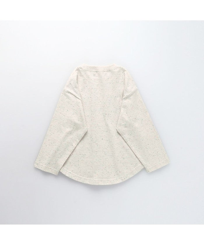 ブランシェス branshes 【つぶつぶとあらびき】ロゴ長袖Tシャツ （チャコールグレー） チャコールグレー