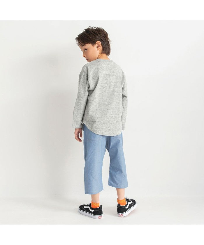 ブランシェス branshes 【つぶつぶとあらびき】ロゴ長袖Tシャツ （チャコールグレー） チャコールグレー